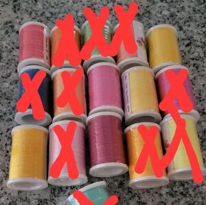Thread nanny 6 spools of ribbon